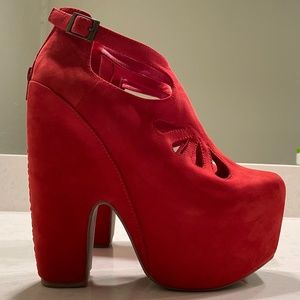 Jeffrey Campbell "Cuffed" Red
